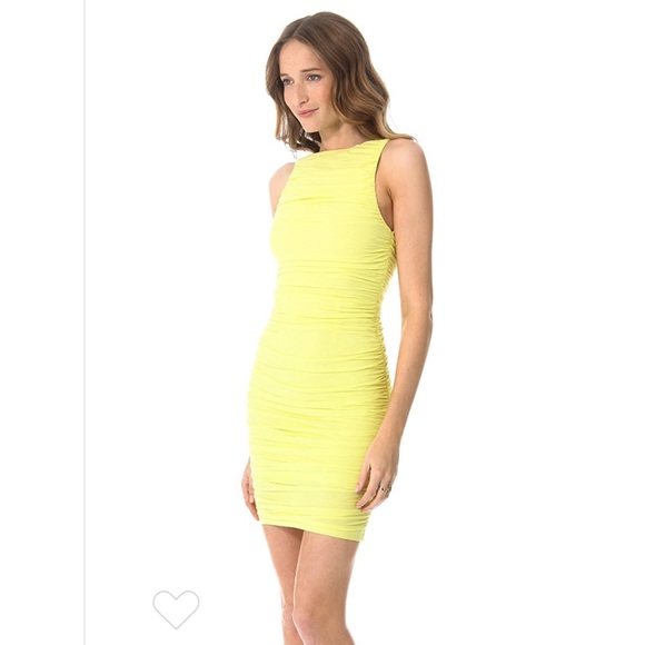 Alice + Olivia Air Ruched Tank Dress Fitted Dress - Picture 4 of 5